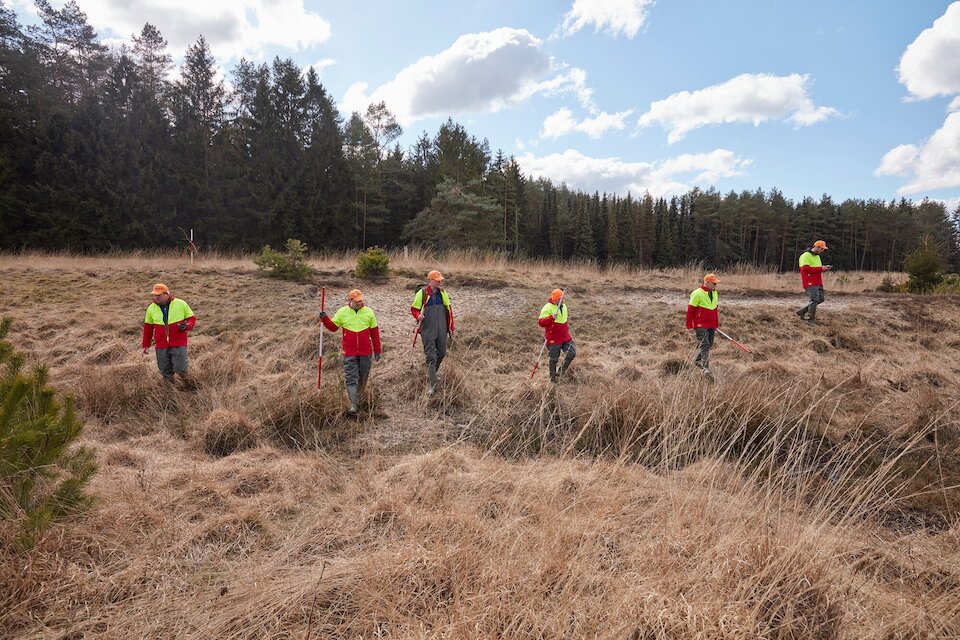 AN Vorsorge Team auf dem Feld