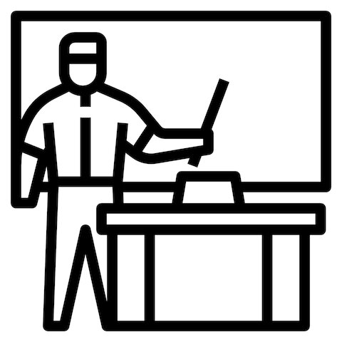 Schulung von Personal für den Ausbruchsfall Icon